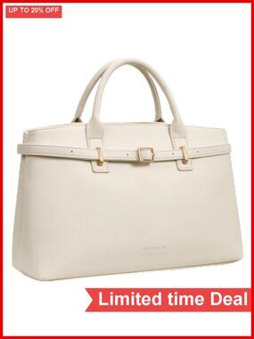 Women's Vegan Leather Satchel Tote Handbag